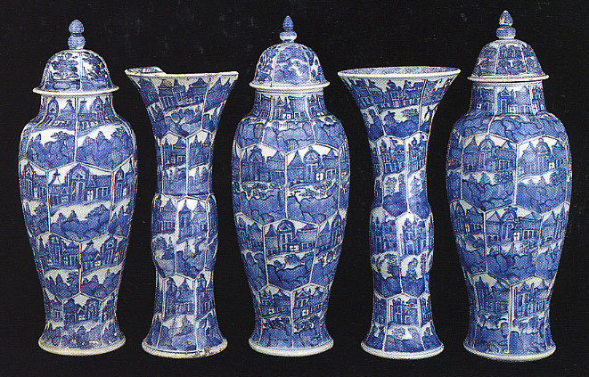 图片[2]-vase; garniture BM-1992-0605.1-5-China Archive